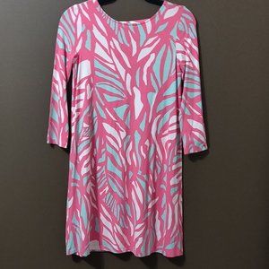 Lilly Pulitzer Ophelia Swing Dress Capri Pink Papaya Playa SIZE XS